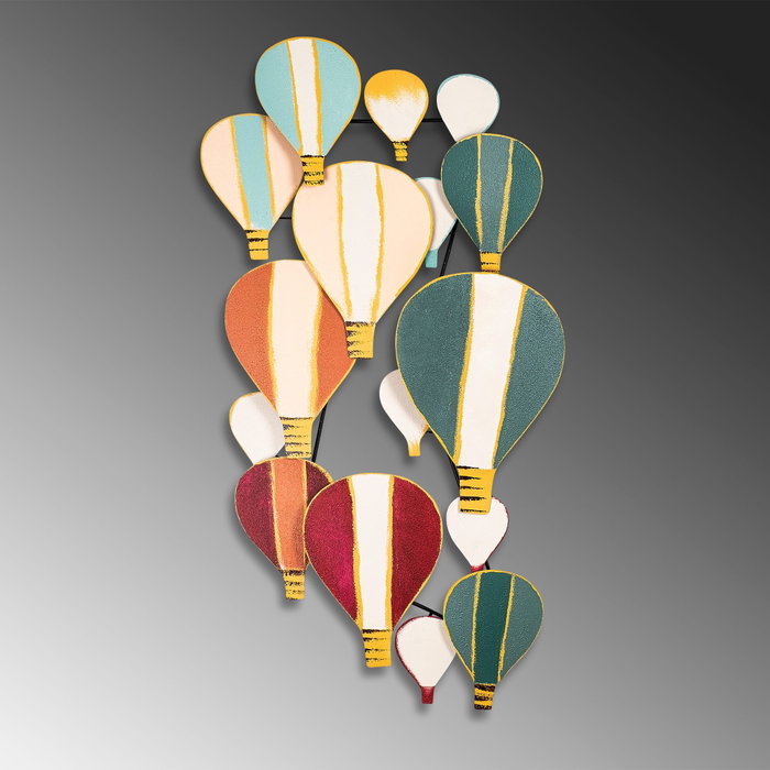 Wallity Kapadokya Accesorio Decorativo de Pared de Metal Multicolor